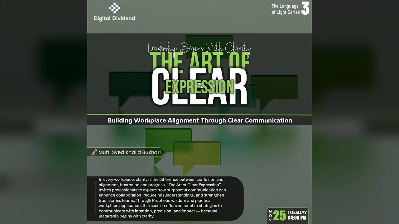 The Art of Clear Expression | Communicate with Clarity & Confidence | The Language of Light Series