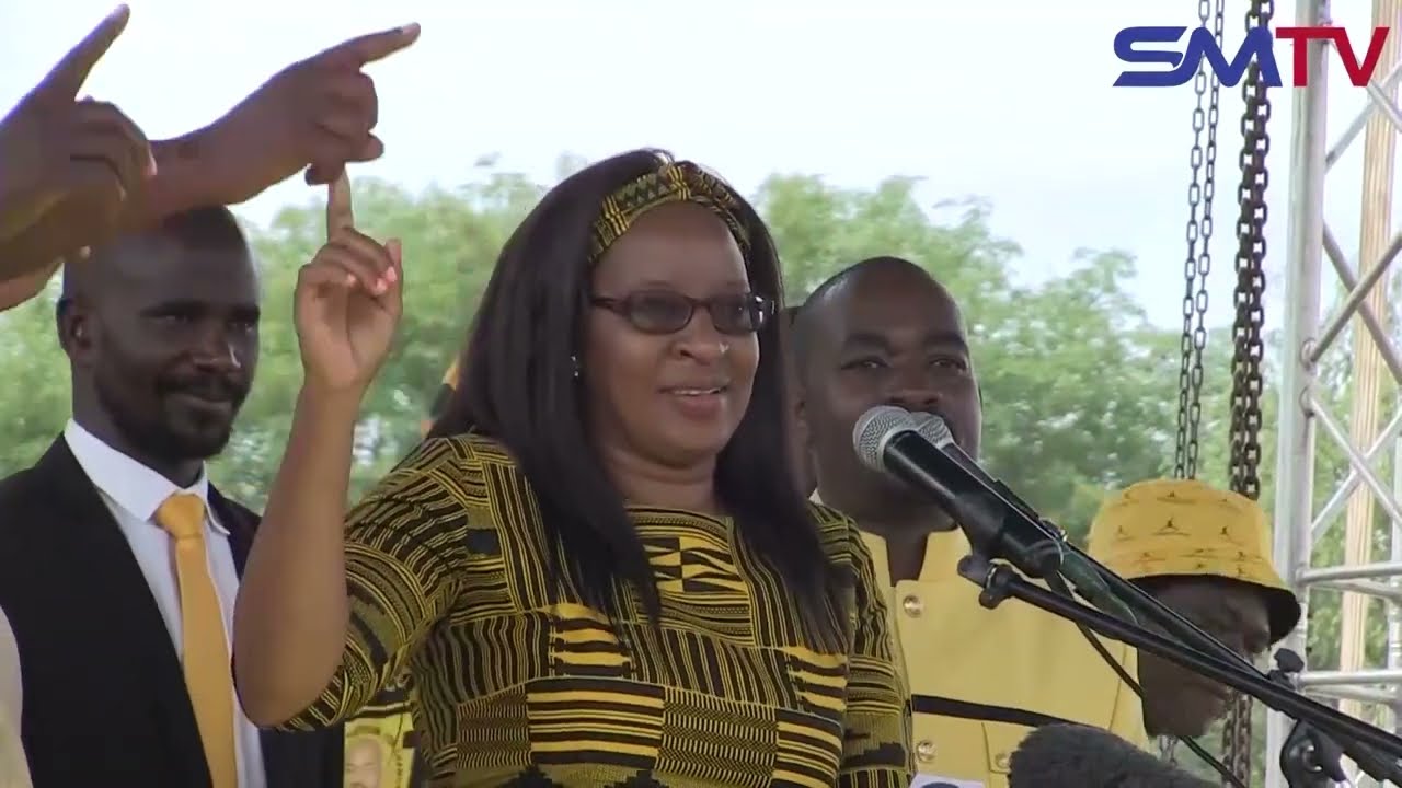 Chamisa's Wife Speaks To Citizens At Zimbabwe Grounds About Shanduko MuZimbabwe