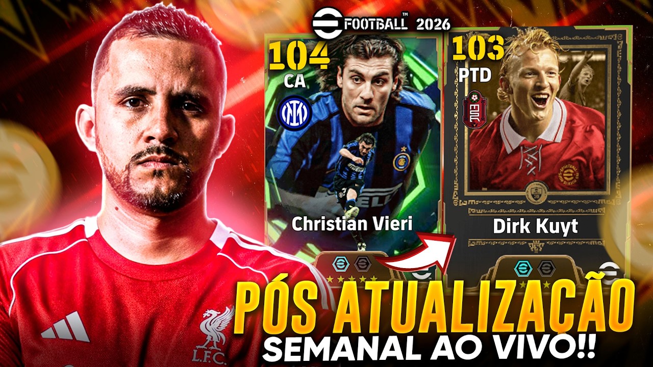 🚨 PÓS ATUALIZAÇÃO SEMANAL AO VIVO | CONFERINDO AS NOVIDADES DA SEMANA | EFOOTBALL