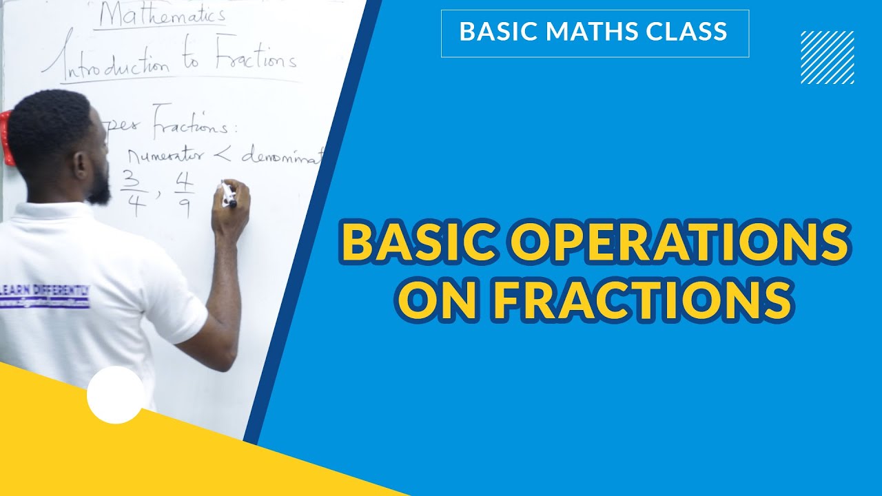 BASIC OPERATIONS ON FRACTIONS | BASIC MATHS | EXAMGUIDE