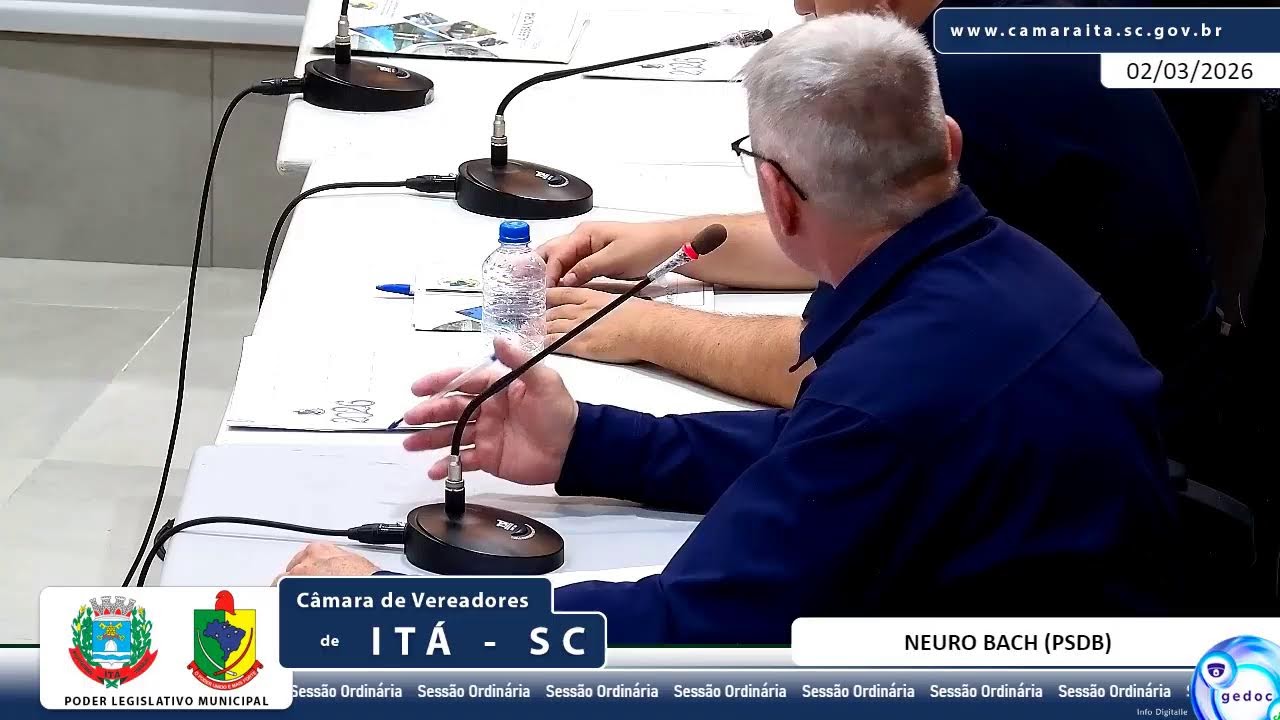 SESSÃO ORDINÁRIA - 2 DE MARÇO DE 2026