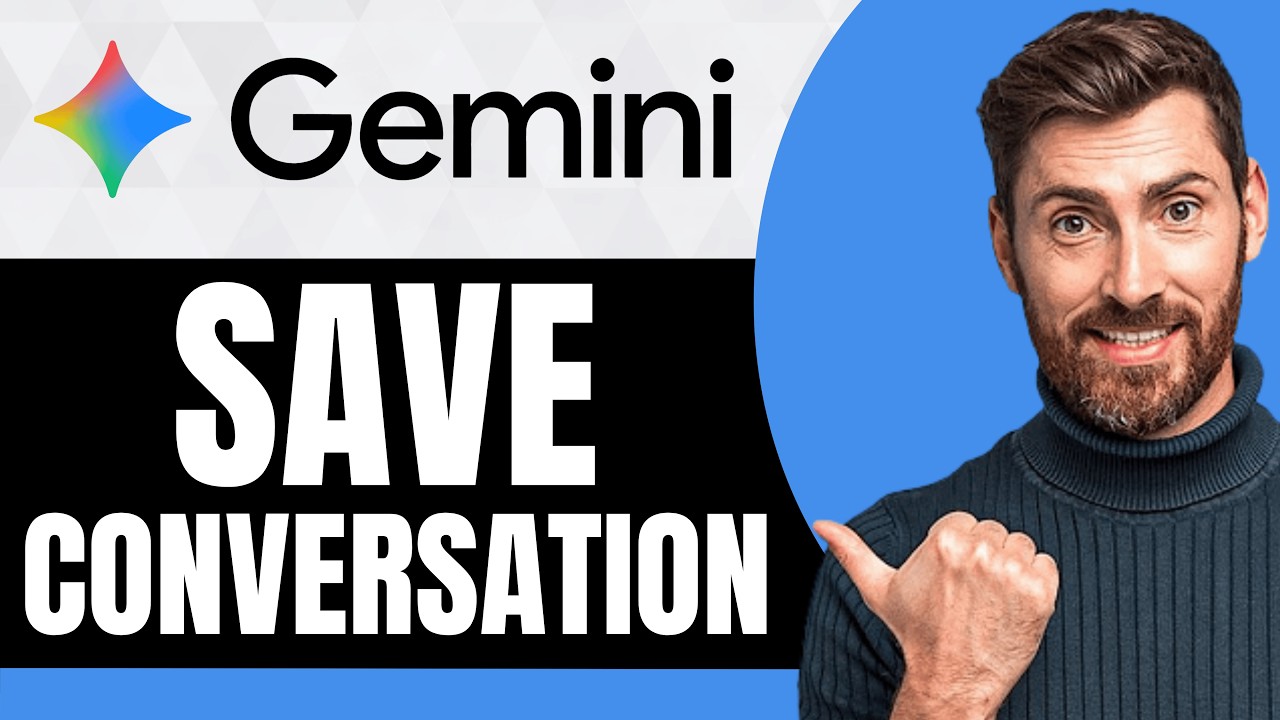 How To Save Conversations in Gemini (Google AI Studio) [NEW 2026 Guide]