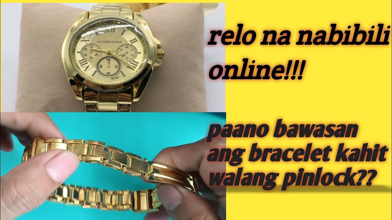 PAANO BAWASAN ANG BRACELET NG RELO NA WALANG LOCK??(PART 2)
