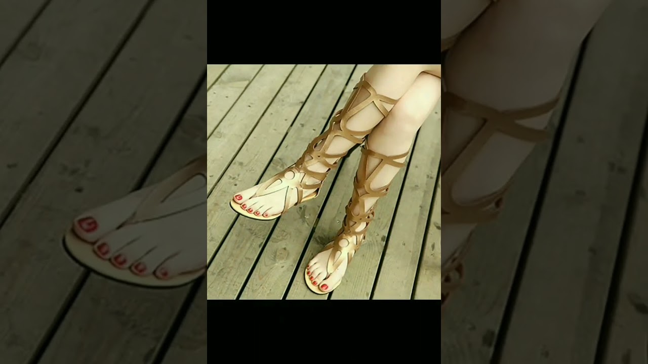 Chic, athletic,beautiful, breathable, long flat gladiator sandals ideas for summer !☀️