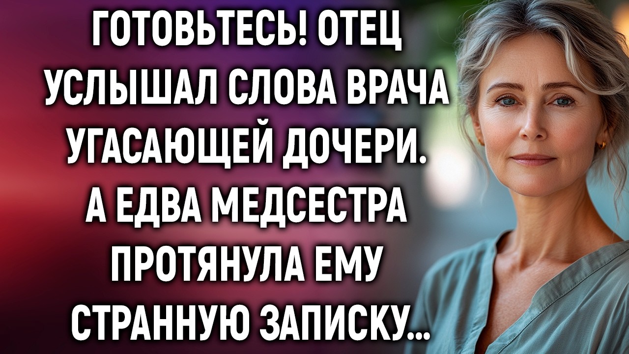 Отец услышал слова врача угасающей дочери. А едва медсестра протянула ему записку…