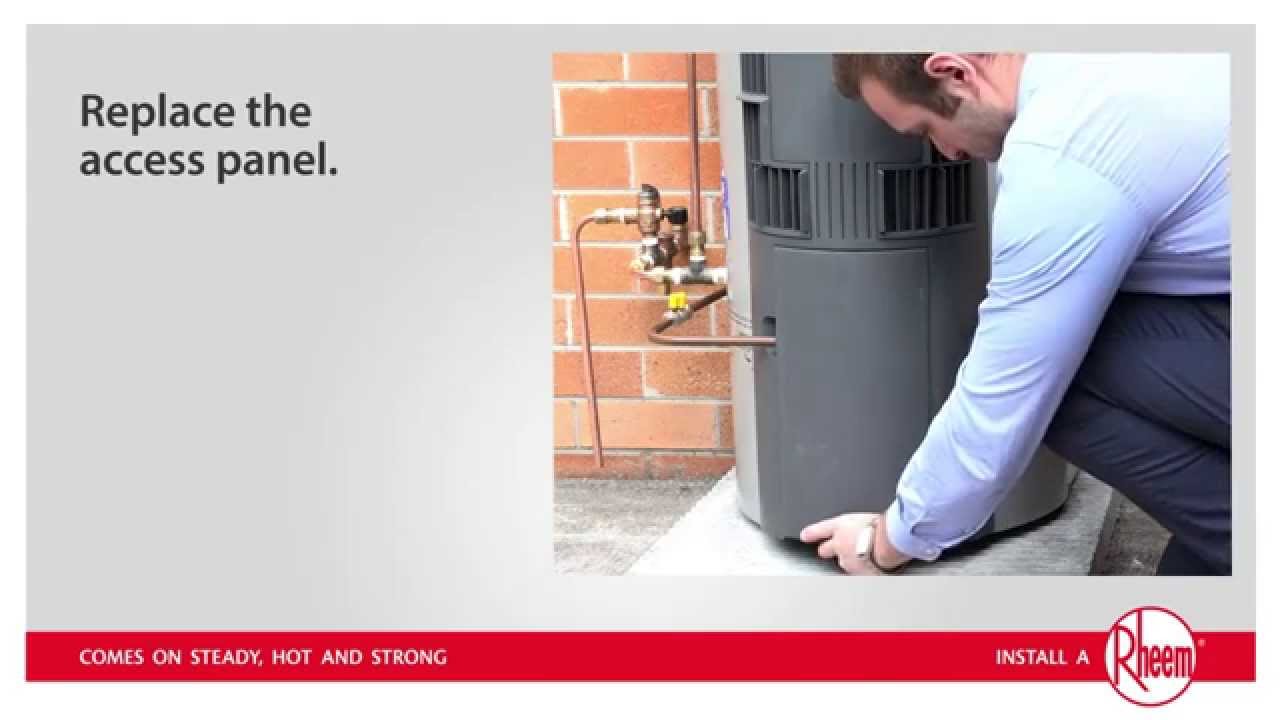 Rheem Stellar Relight Procedure Yellow Label