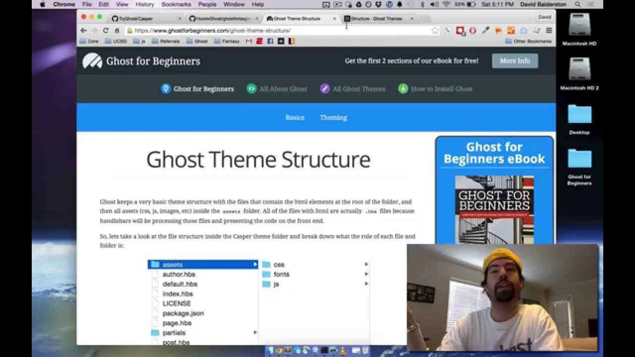 Overview of the Ghost Theme Structure