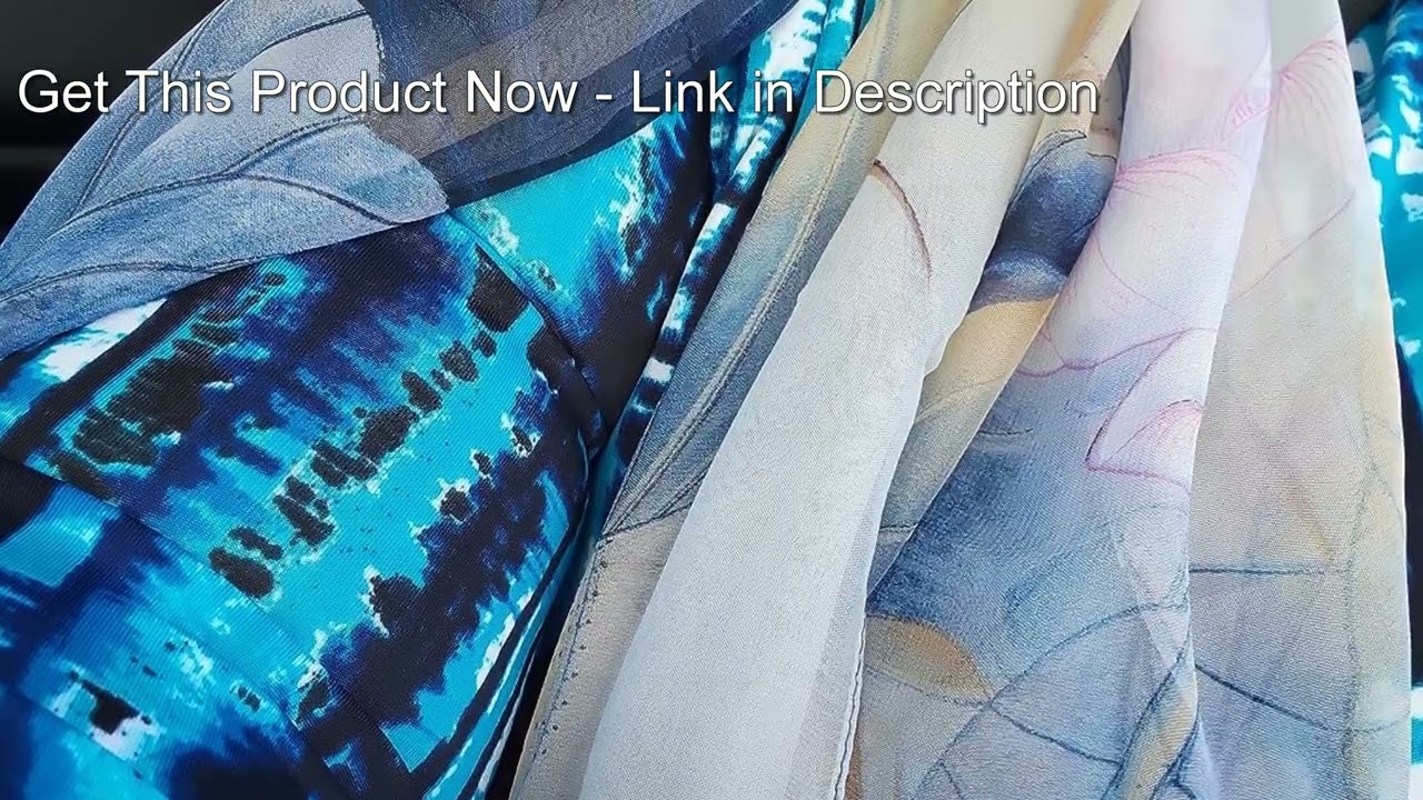 Chic Floral Wraps: How to Style Lightweight Fashion Scarves 🍃