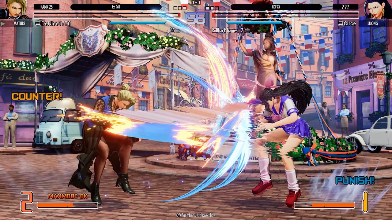 The King of Fighters XV [STEAM]: Mature vs. Luong Single Vs. Matches with Circe (1/13/26)