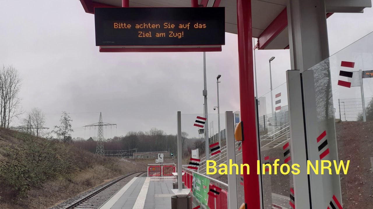 Neuer Bahnhof Hahnenfurth/D&uuml;ssel (S28)