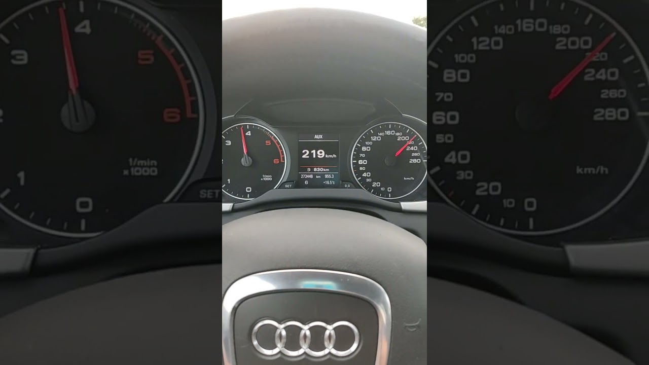 Test maksymalnej prędkości Audi A4 B8 2.0 TDI CAHA #AudiA4 #B8 #TDI #170KM #CAHA #MaksymalnaPrędkość