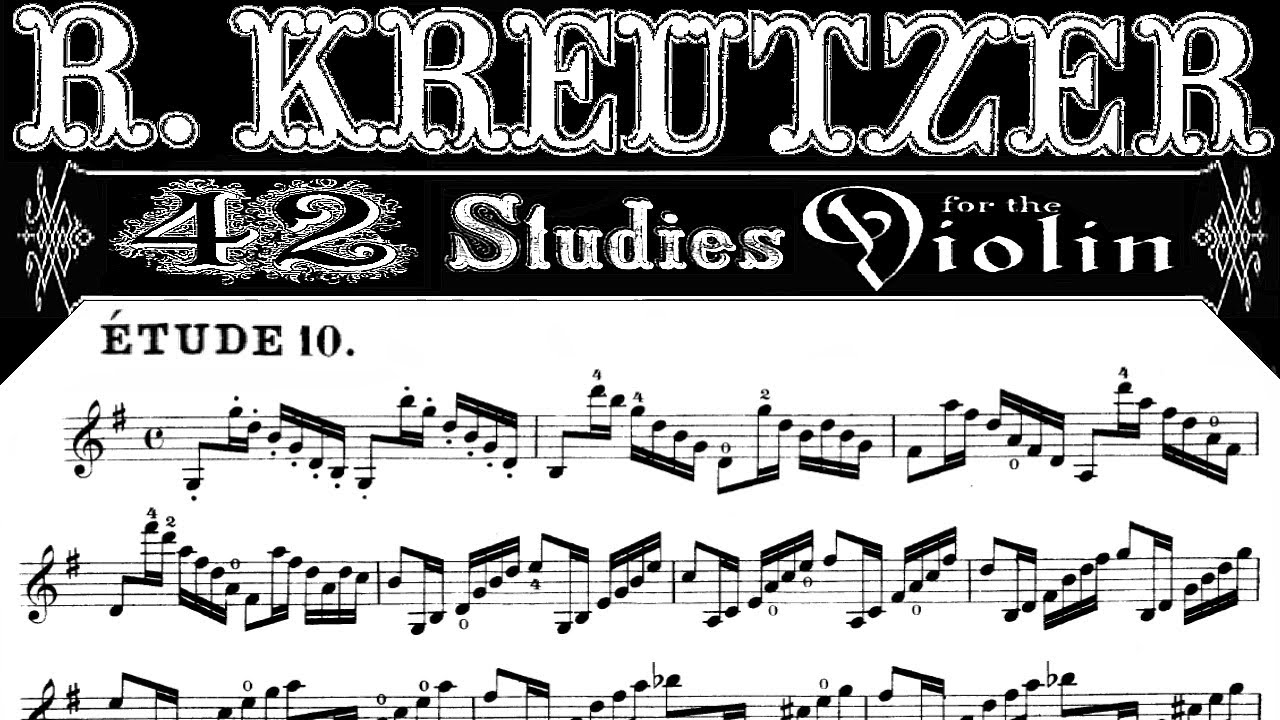 kreutzer - violín caprice, no. 10 | Piano Accompanist for beginner