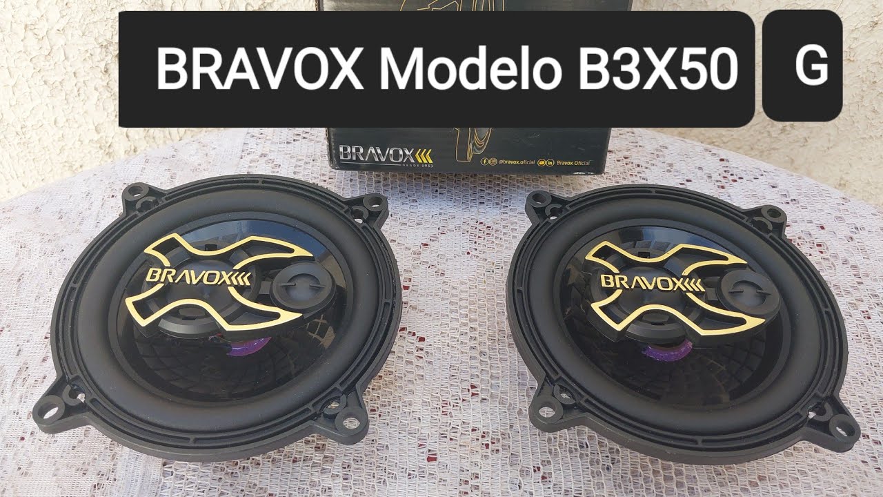 Análise + Teste Alto Falante Bravox Edição especial Modelo B3X50 G Linha Gold de 5 polegadas