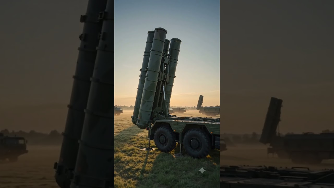 S-400 Missile System 🇷🇺🚀 The Air Defense Shield #military shorts  #missile #india #s400 #s400triumf
