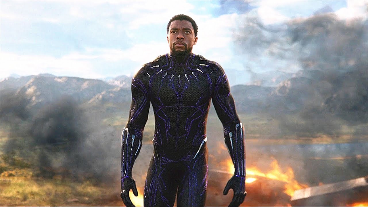 شاب بيحصل على قوه خارقه بعد ما شرب من مشروب فضائى وبيتحول للنمر الاسود | ملخص ثنائيه Black Panther