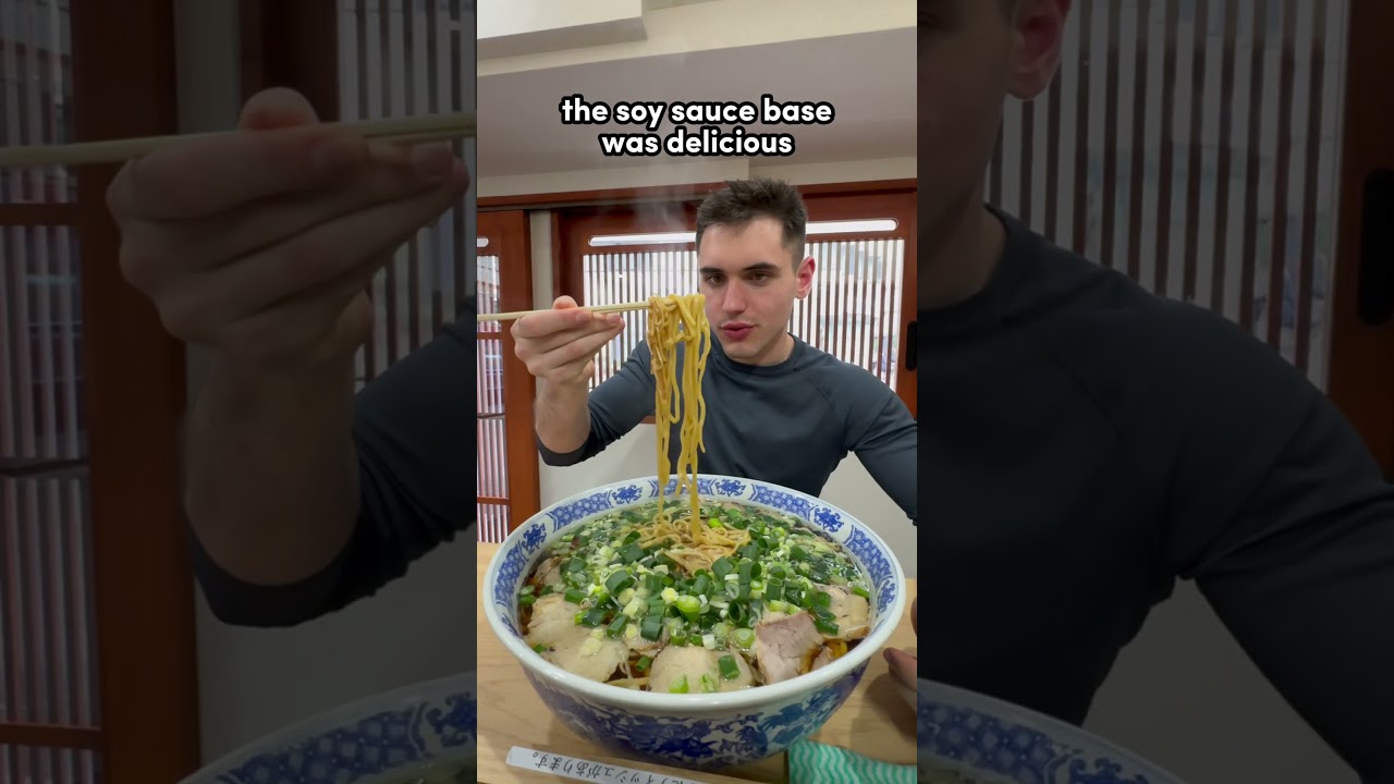 I tried eating 12 pounds of ramen in Japan...