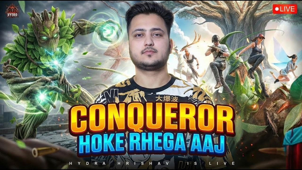 CONQUEROR PUSH, BGMI LIVE! #shortfeed #shorts #shortlive