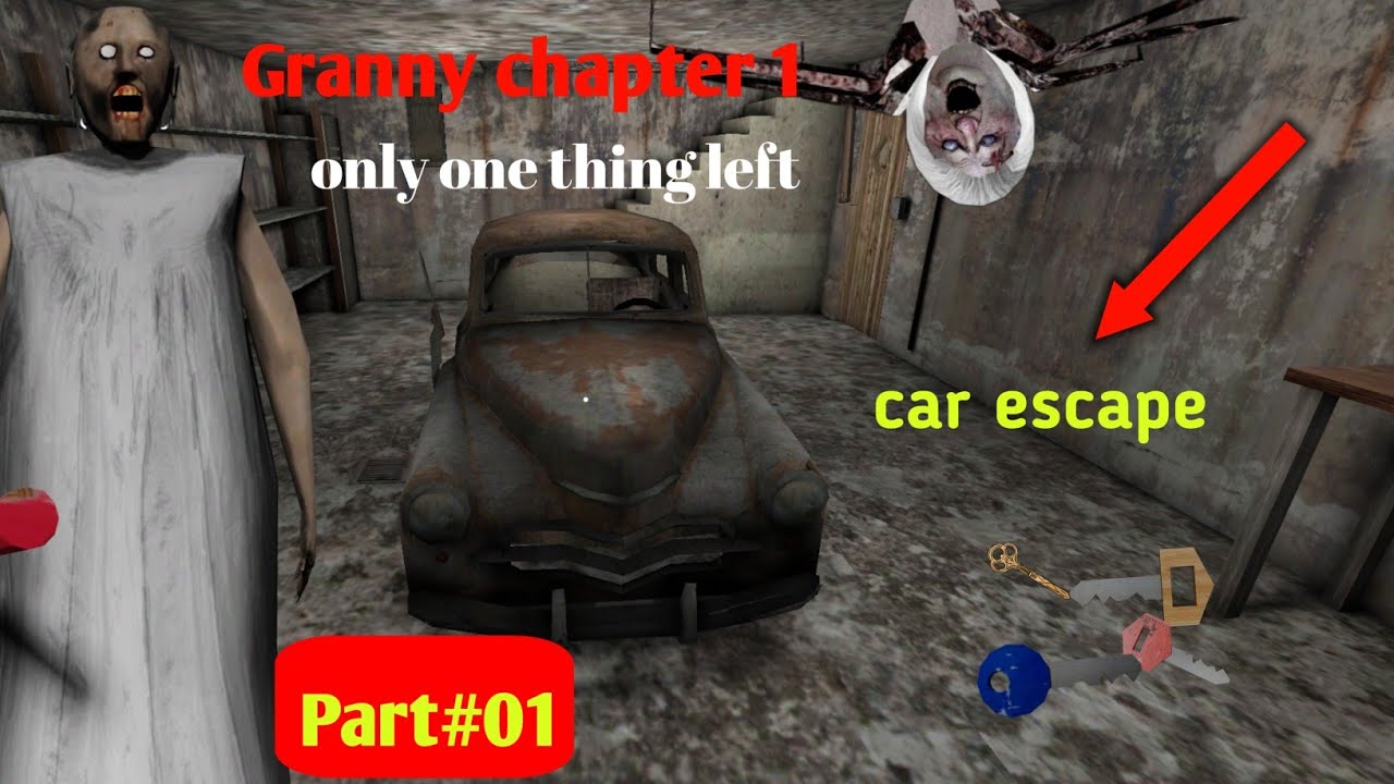 Granny chapter 1 car escape went wrong from crest gaming 