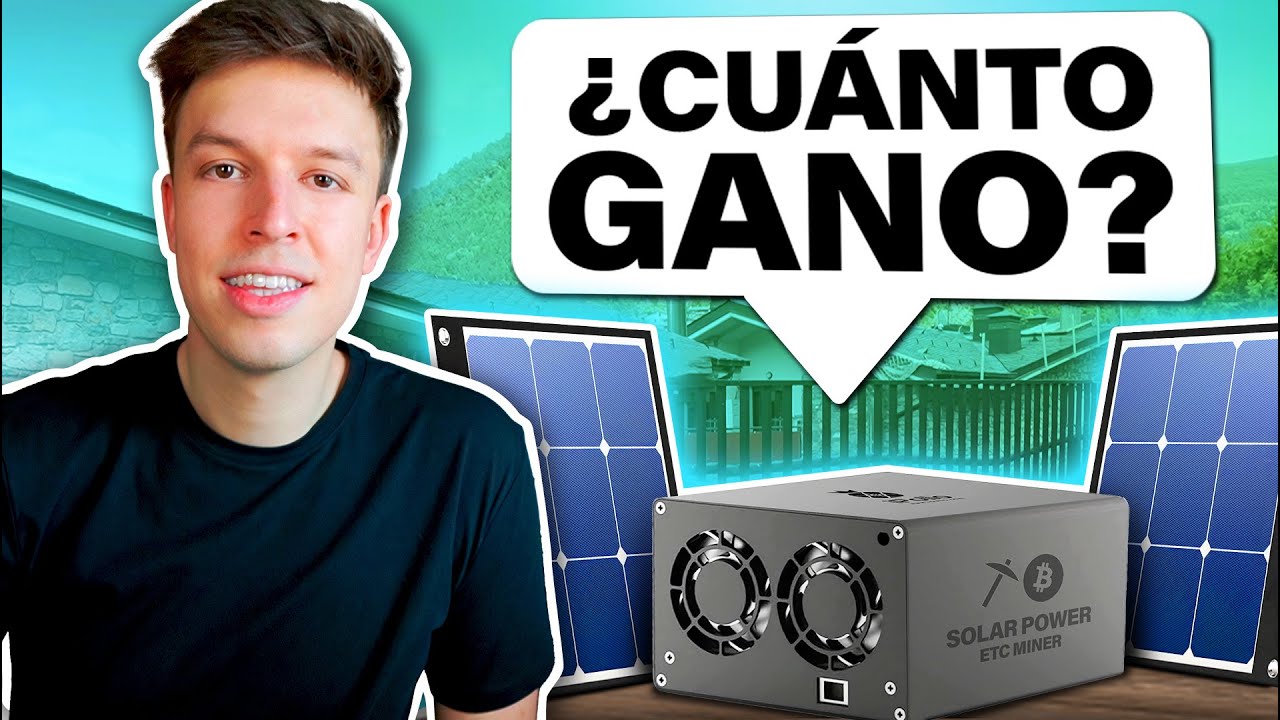 Una Hora Minando Criptomonedas Con Placas Solares