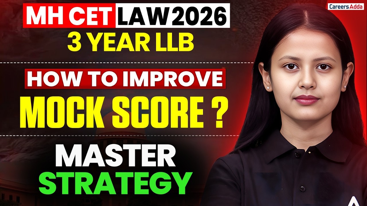 MH CET Law 2026 3 Year LLB | How to Improve Mock Score | Master Strategy For Mock Attempt