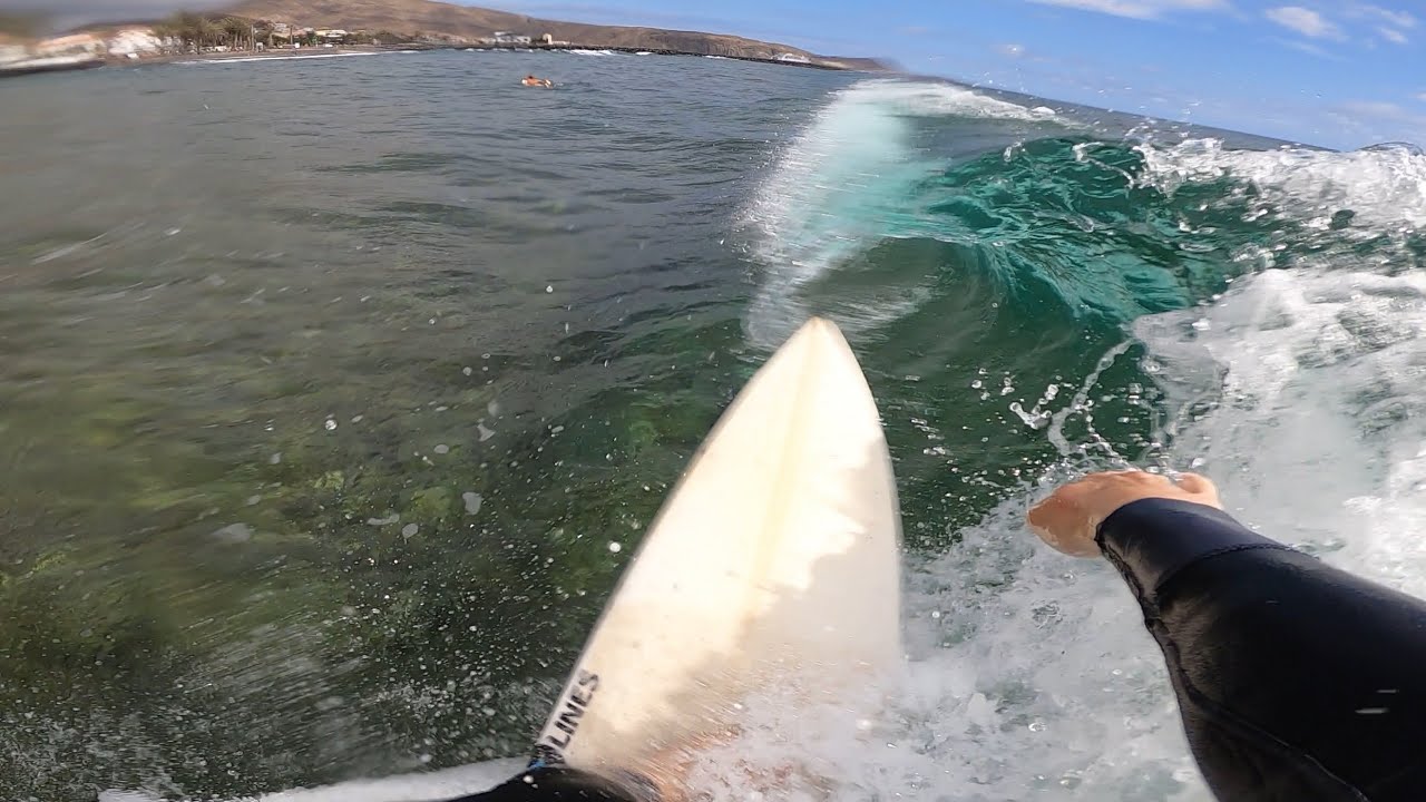 SURFING RIGHT-WAVES IN TENERIFE | LAS AMERICAS | EL CONQUISTADOR | RAW POV | 5 SEPTEMBER 2023 |