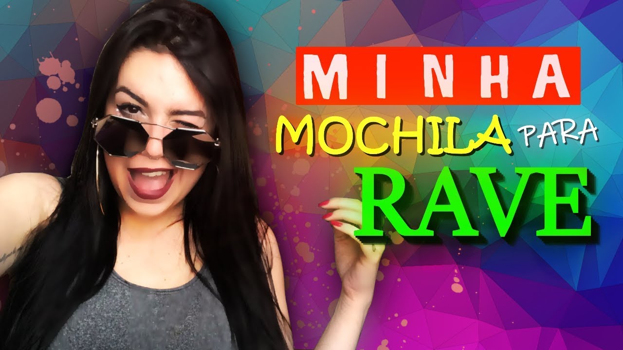 Minha mochila pra RAVE