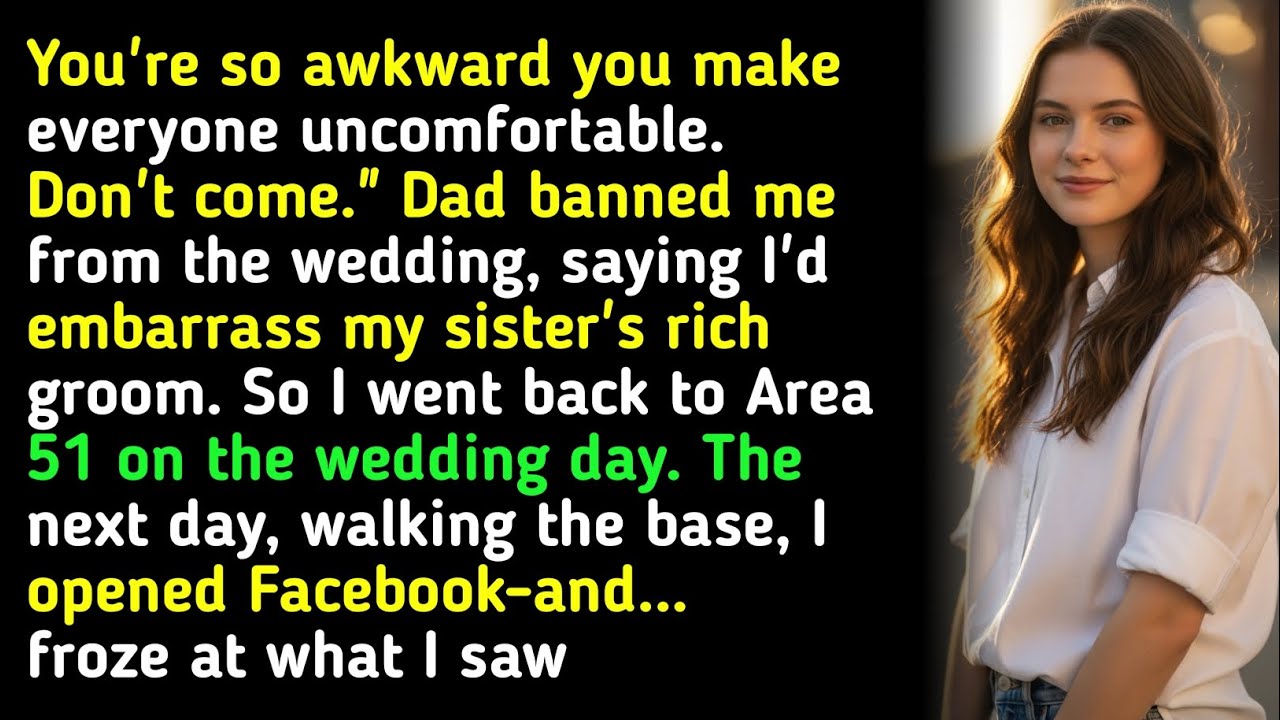 You're so awkward you make everyone uncomfortable. Don't come.