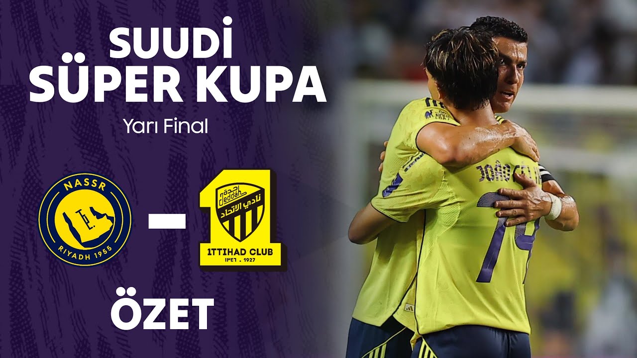 RONALDO FİNALDE | Al Nassr - Al İttihad (ÖZET)