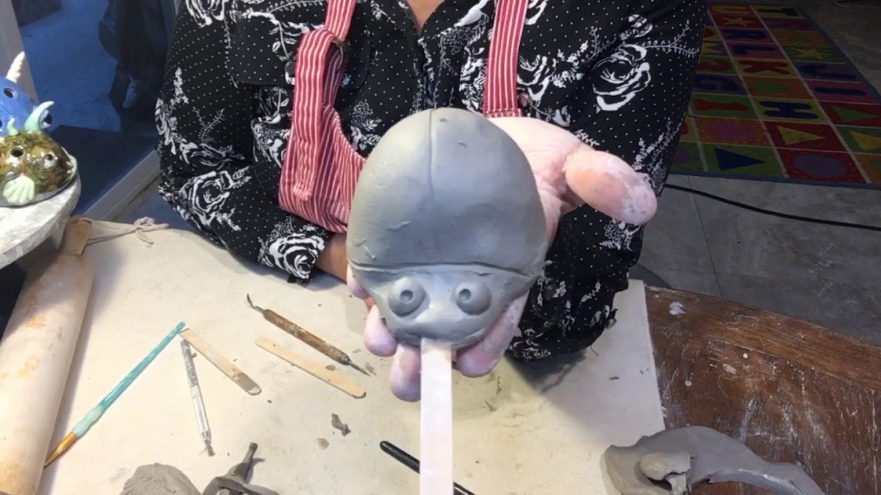 How to make clay whistle (easy)