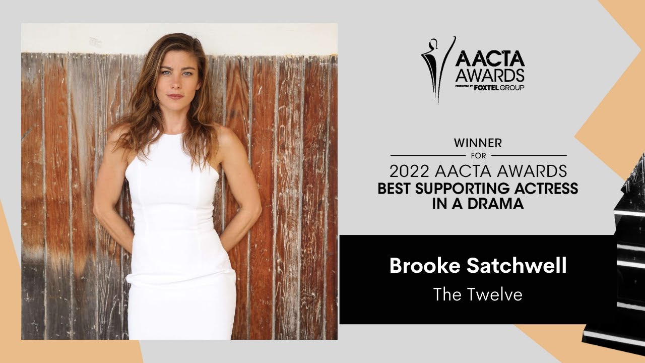 Brooke Satchwell (The Twelve) wins Best Supporting Actress in a Drama | 2022 AACTA Awards