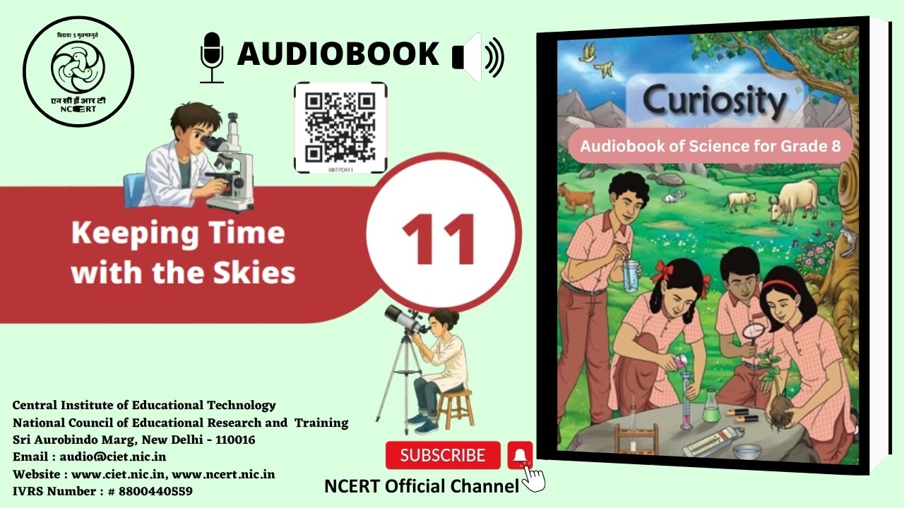 NCERT AudioBook Curiosity Science Class 8 Chapter 11 Keeping Time with the Skies