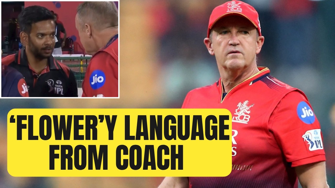 RCB coach Andy Flower given hefty fine for fiery umpire confrontation during MI clash |Sports Today