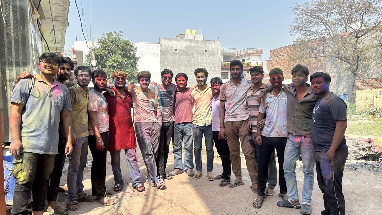 Day 81 Holi vlog 💥