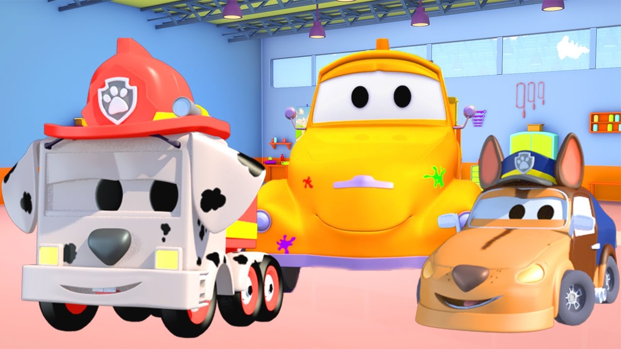 Çekici Tom'un Boyacı Dükkanı: Bebek Frank ve Bebek Matt is Paw Patrol