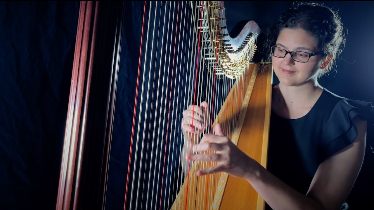 At Last (jazzy harp cover) - Stephanie Claussen