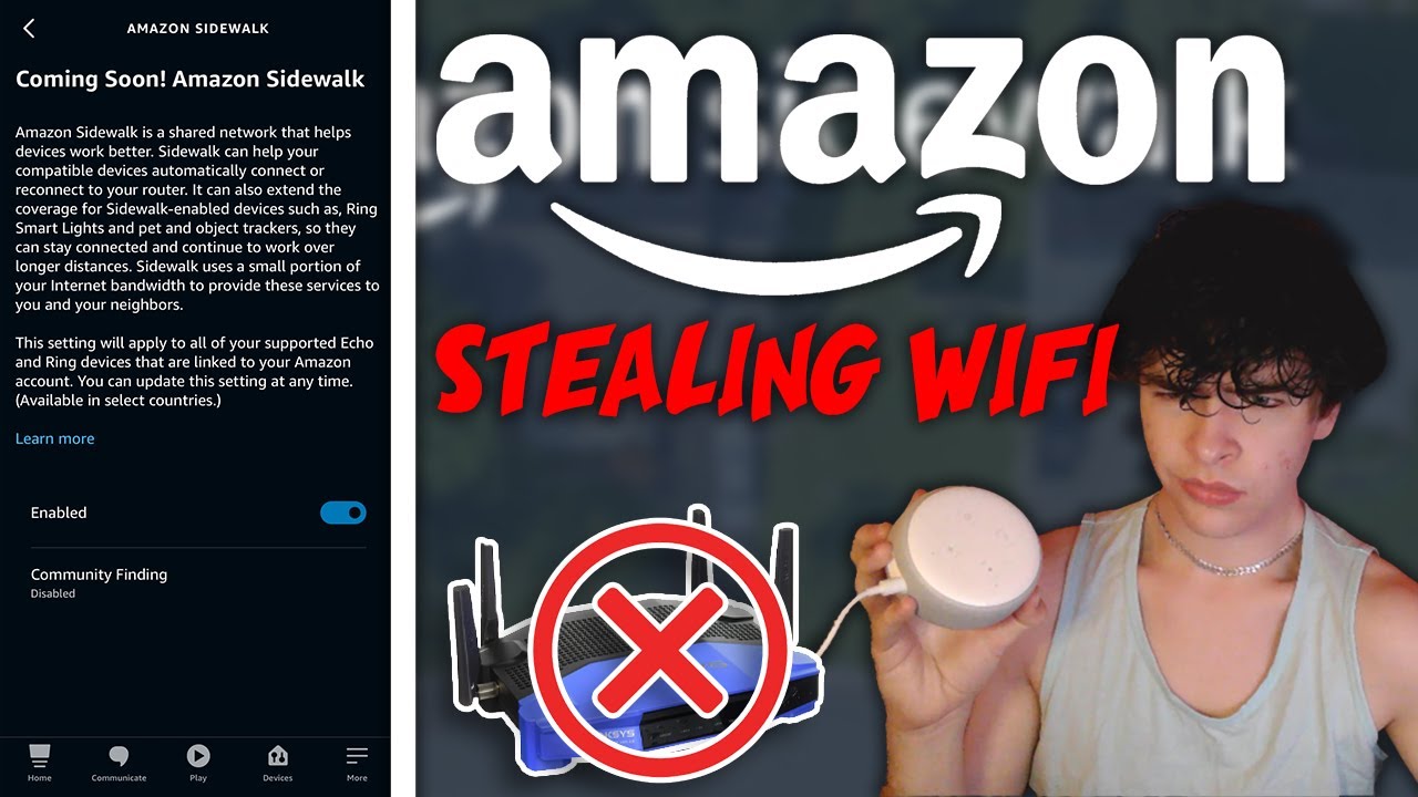HOW TO TURN OFF AMAZON SIDEWALK!