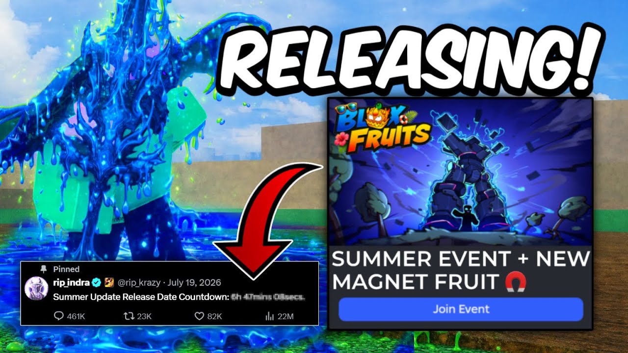 Blox Fruits Update 32 Releasing FINALLY! Trailer + Release Date..