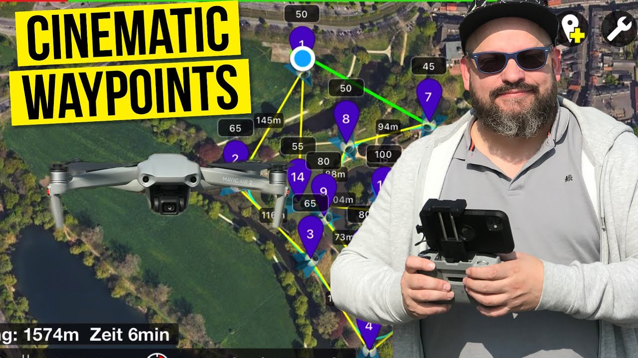 Waypoints Litchi Beta für DJI Mavic Air 2 & DJI Mavic Mini - cinematisch filmen mit DJI Drohne