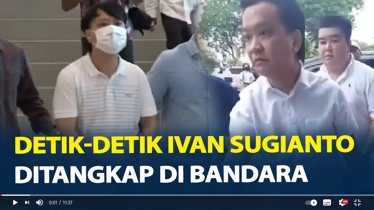 Detik-Detik Ivan Sugianto Ditangkap di Bandara, Viral Suruh Siswa SMA Gloria 2 Surabaya Sujud