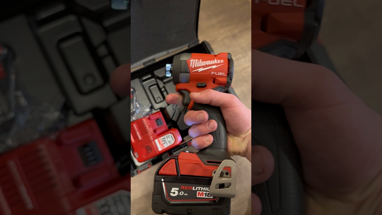 Unboxing Milwaukee M18 FID3 impact driver #tools #milwaukee #milwaukeetools