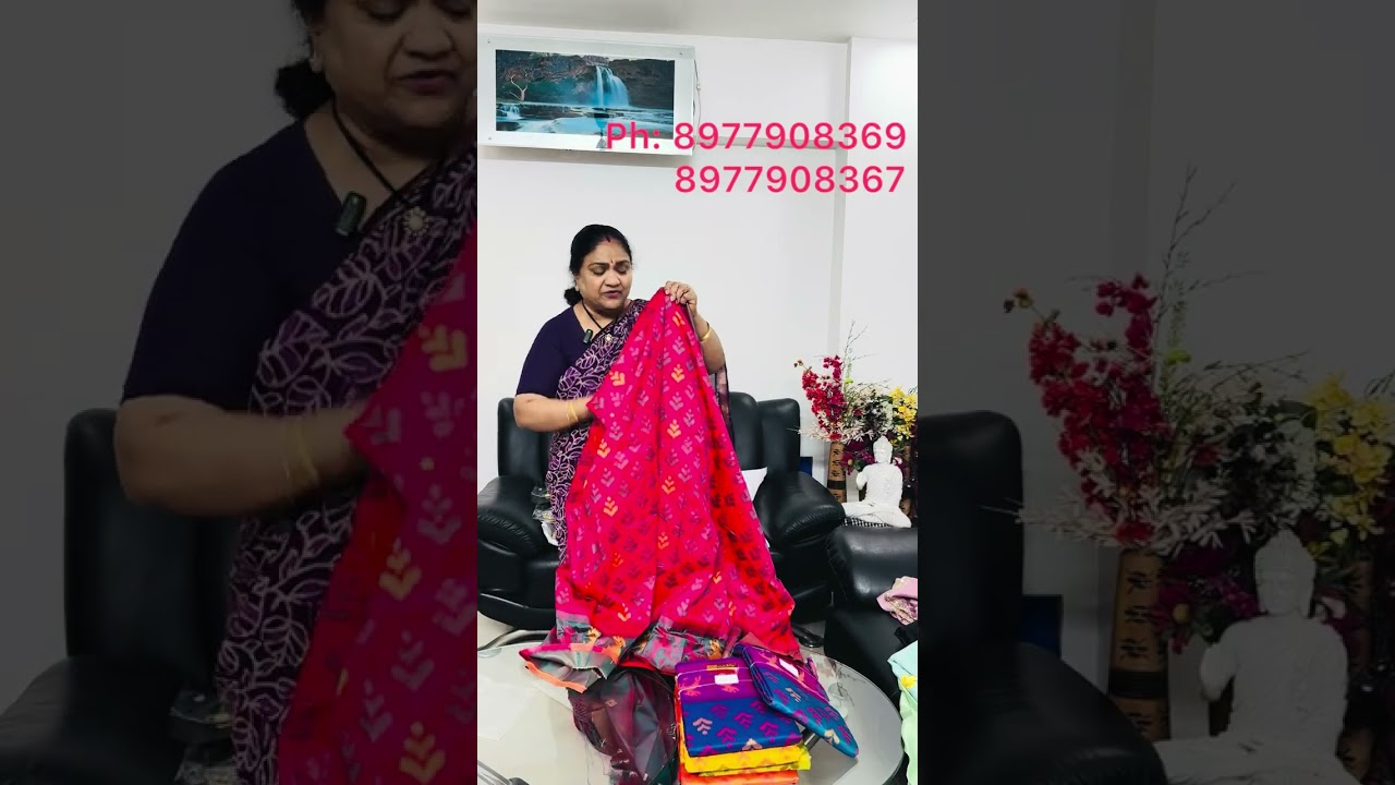 Pachampally Semi Pattu Sarees and Georgette Sarees | Daily and Office Wear