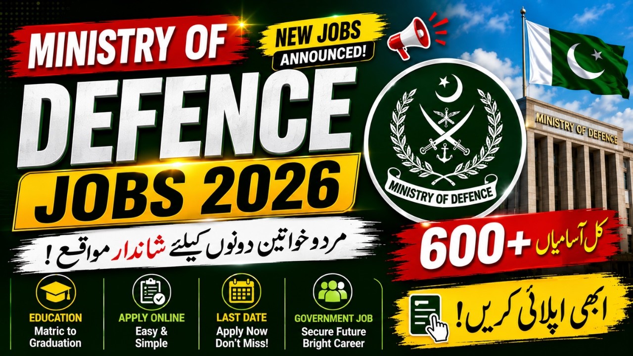 600+ MOD Jobs 2026 Apply Online | How to Apply for Ministry of Defence Jobs 2026 | Complete Process