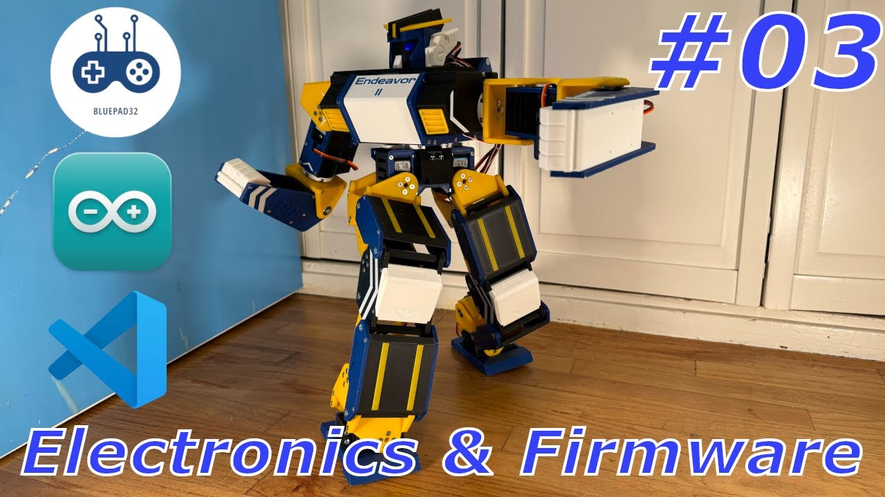 Electronics & Firmware | (Re)Building a 3D Printed Humanoid Robot #3