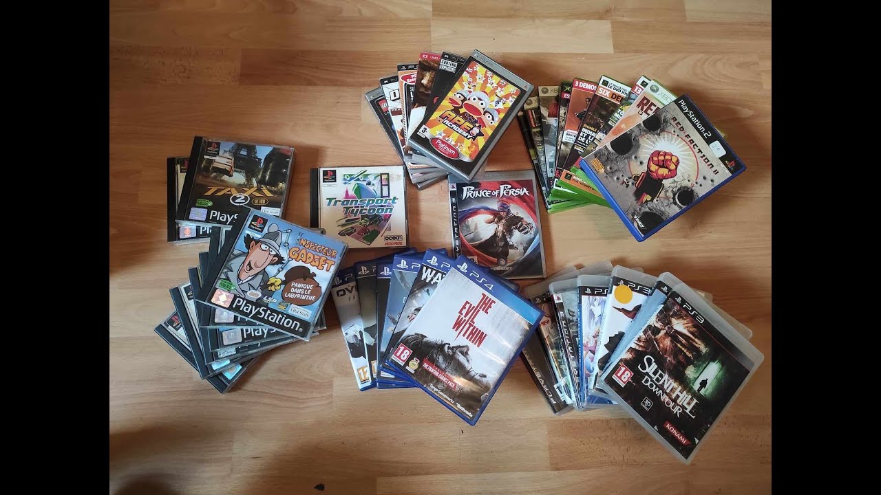 Des jeux Playstation à 1€ en VIDE GRENIER