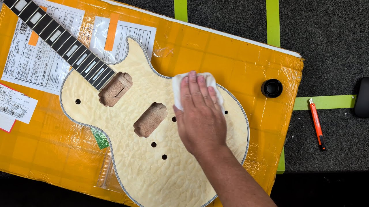Unboxing | Pango Les Paul Custom Kit | part 1