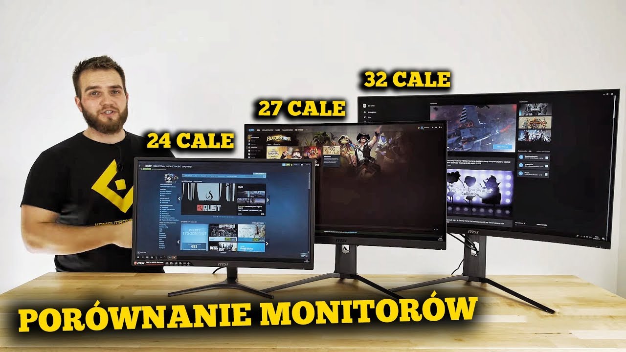 ILE CALI W MONITORZE? | CZY MSI UMIE W MONITORY?