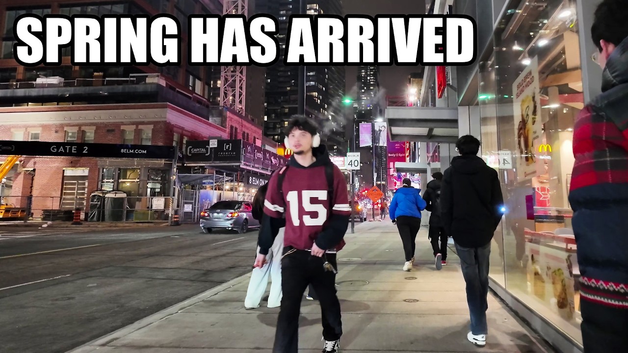 First Night of Spring | Friday on Yonge Street Toronto Walk (March 2026)