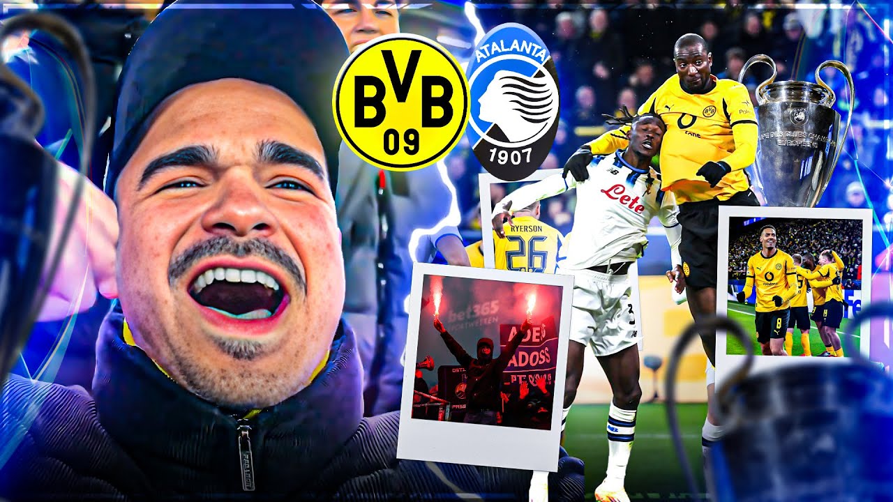 GUIRASSY DU MASCHINE !! 😱🔥 BVB vs ATALANTA - UCL Playoffs Stadionvlog