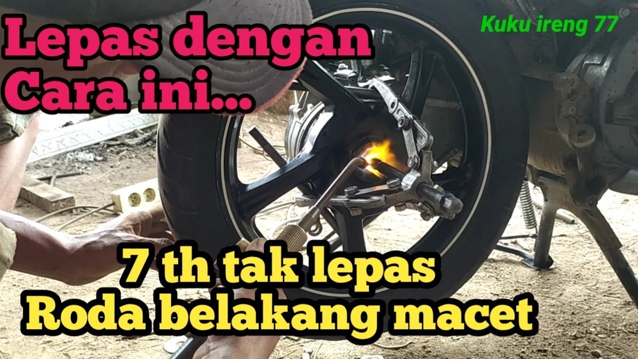 CARA MELEPAS RODA BLK MATIC YG MACET PARAH 7 TH BELUM PERNAH DI LEPAS.