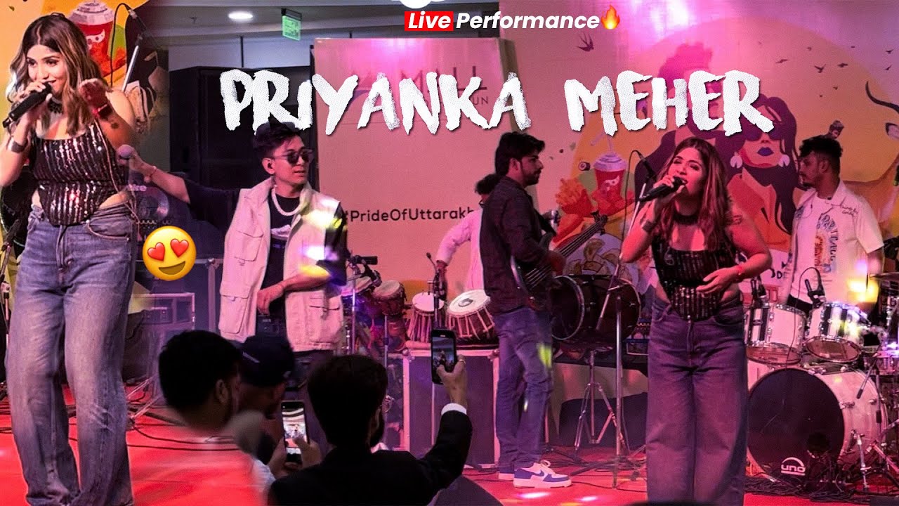 Priyanka Meher Live Performance😍🔥 Mall Of Dehradun Opening | Piyush Purohit Vlogs